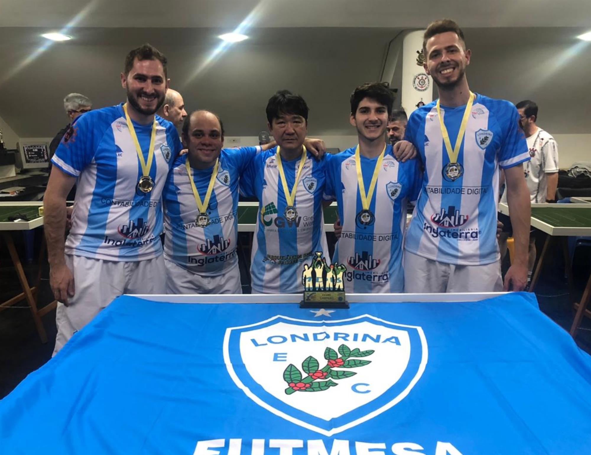 Londrina Futmesa é campeão Brasileiro por equipes no Subbuteo